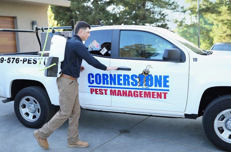 Cornerstone Pest Management service truck